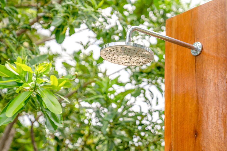 outdoor shower